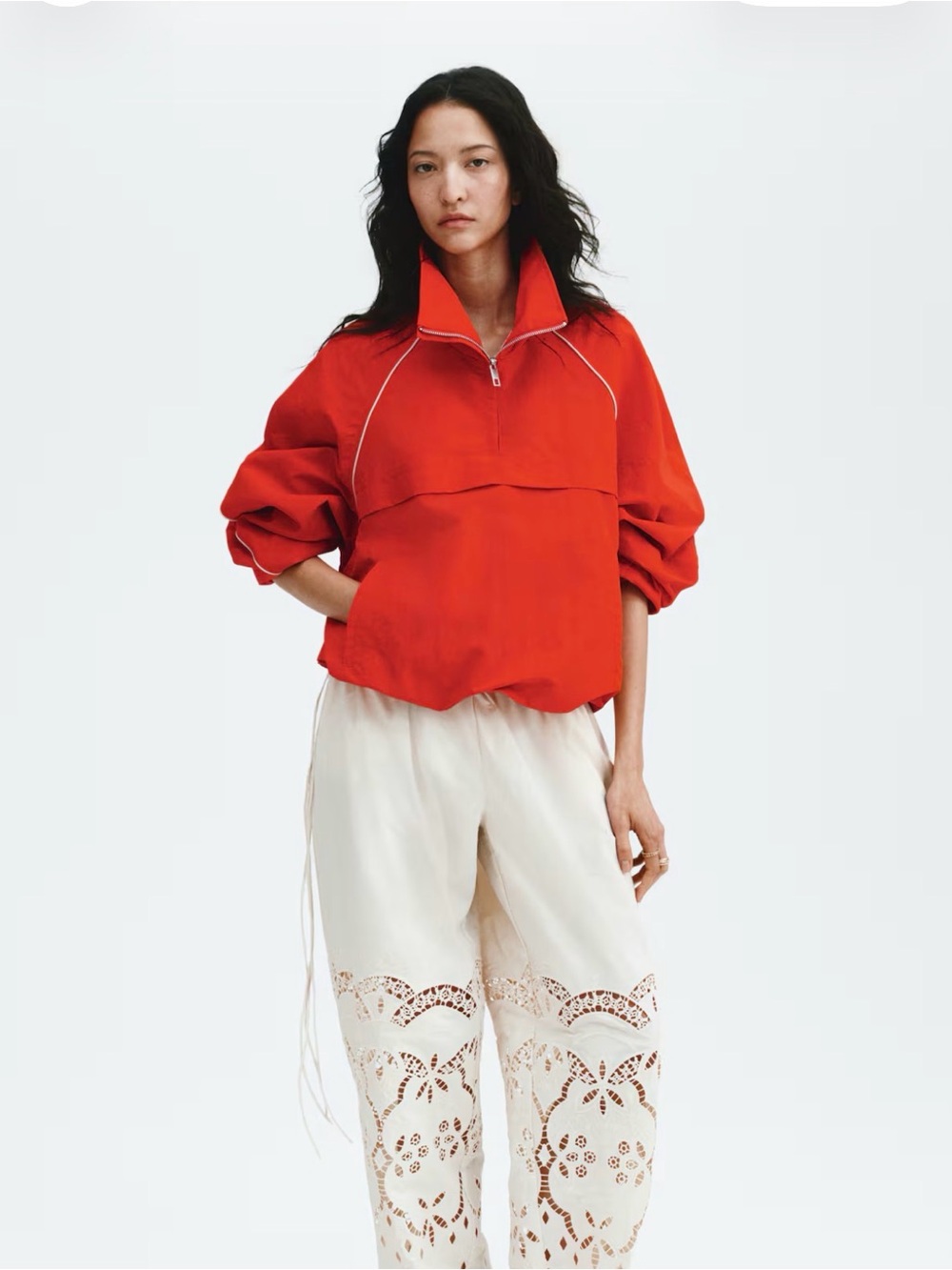 NWT H&M Oversized Nylon Anorak
